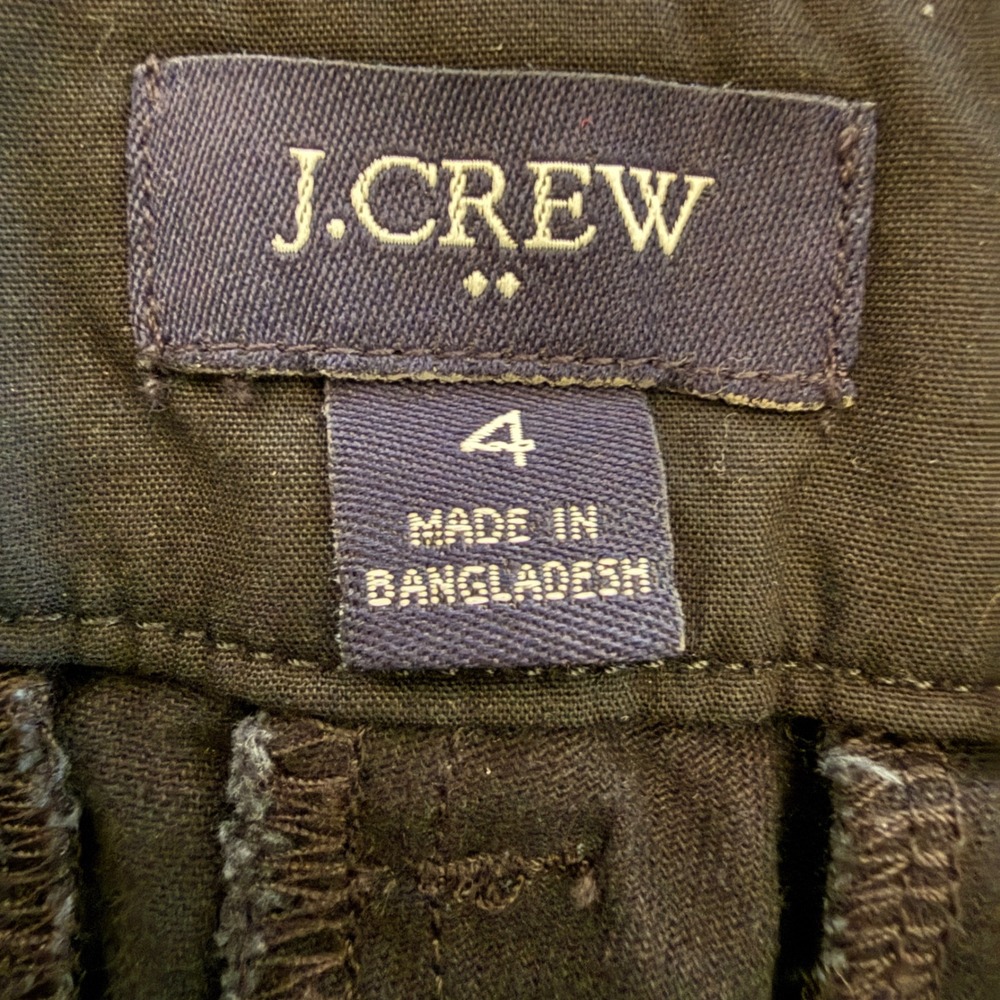 J.Crew Womens Black 100% Cotton Re-Imagined Chino Shorts Size 4 3 Inch Inseam - Picture 5 of 9